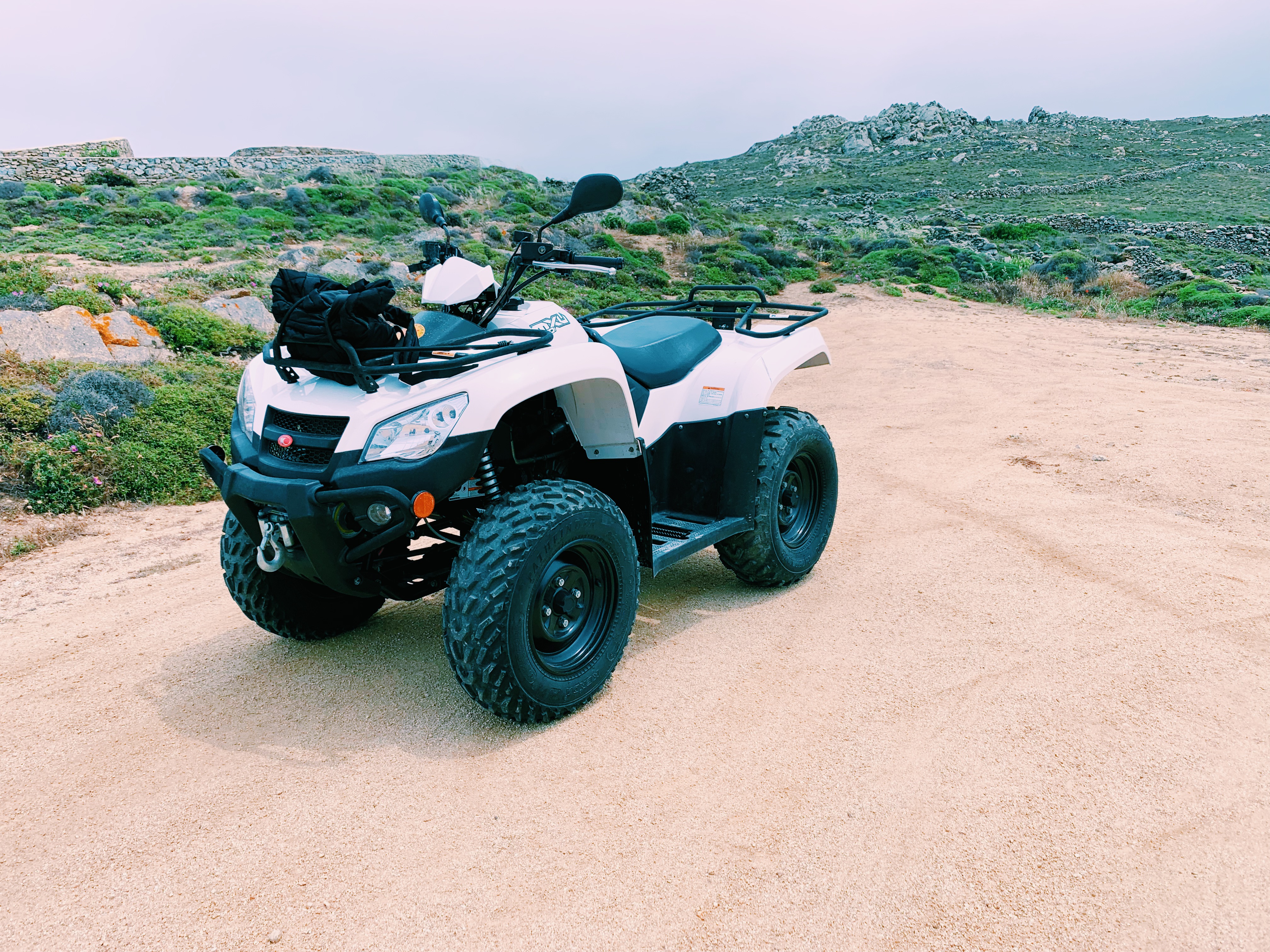 ATV in Santorini